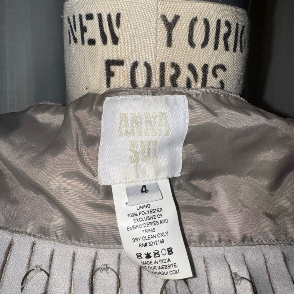 ANNA SUI - 2008 Runway Printed Vest - Villa Amour Top - Picture 7 of 7